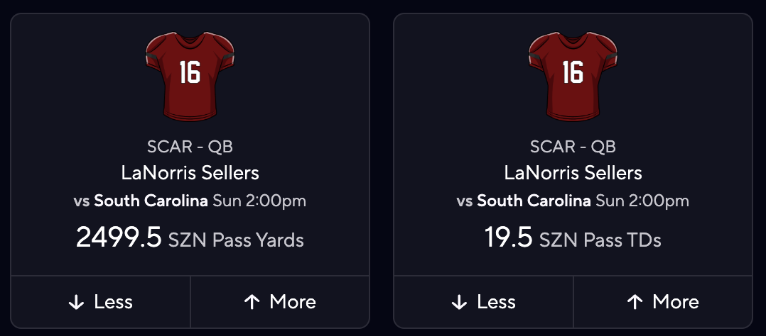 College Football QB Rankings - LaNorris Sellers