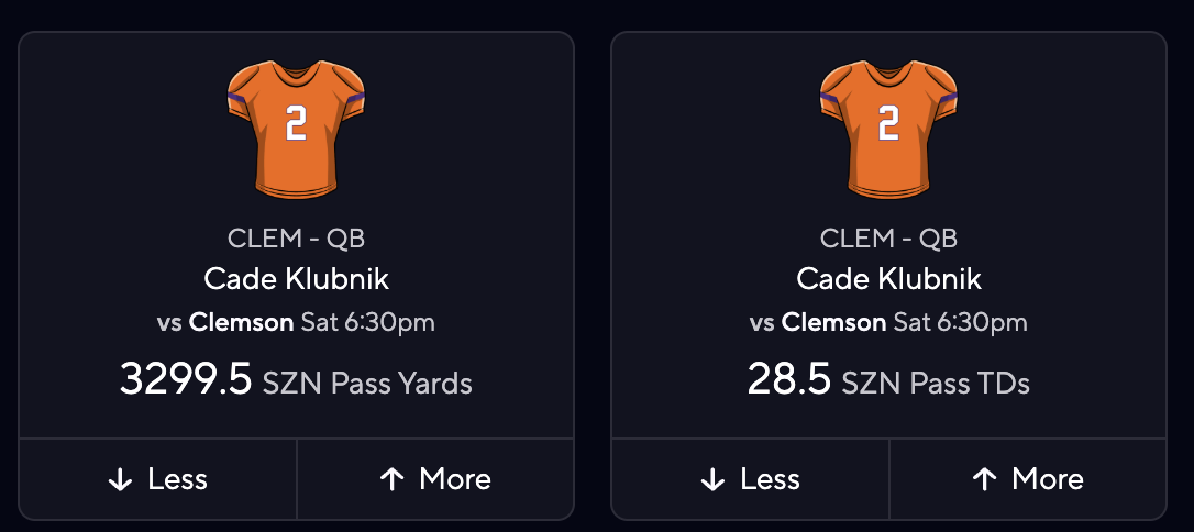 College Football QB Rankings - Cade Klubnik