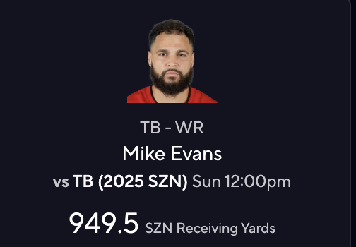 Mike Evans Projections for Fantasy Football