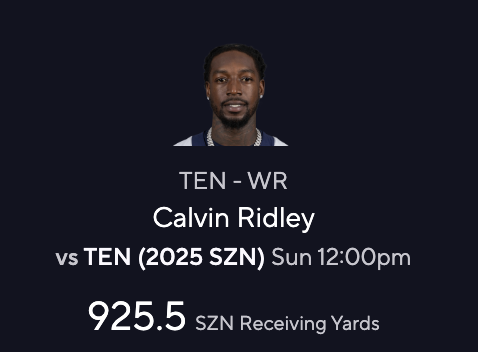 Calvin Ridley Projections for Fantasy Football