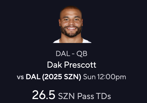 Dak Prescott Projections for Fantasy Football