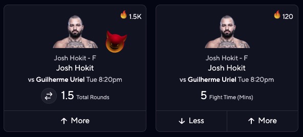 Dana White Contender Series: Josh Hokit vs. Guilhernme Uriel