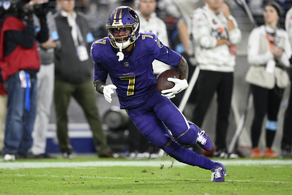 Ravens WR Rashod Bateman is a top fantasy football deep sleeper target in 2025 fantasy football drafts.