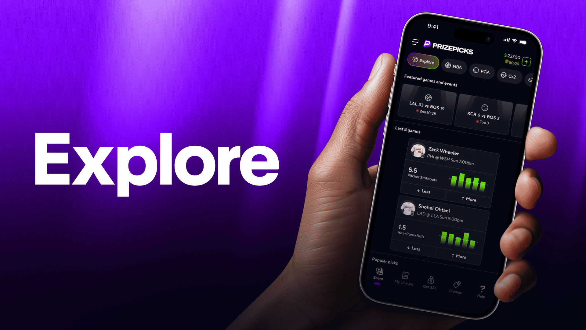 Discover the new Explore tab on PrizePicks — the home for player trends, promos, popular picks, upcoming games, and more to help you build Lineups faster