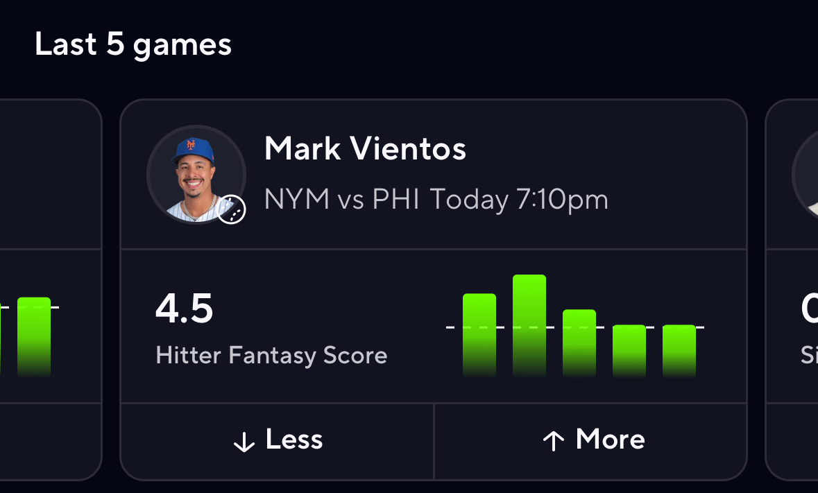 PrizePicks Hot Streaks - Late 5 Games