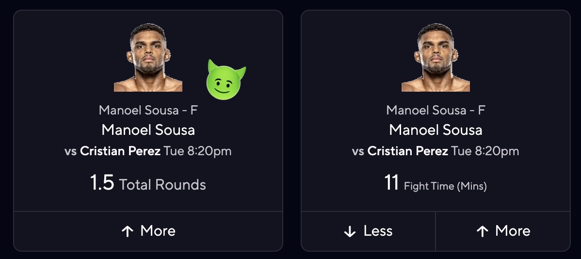 Cristian Perez vs. Manoel Sousa Prediction