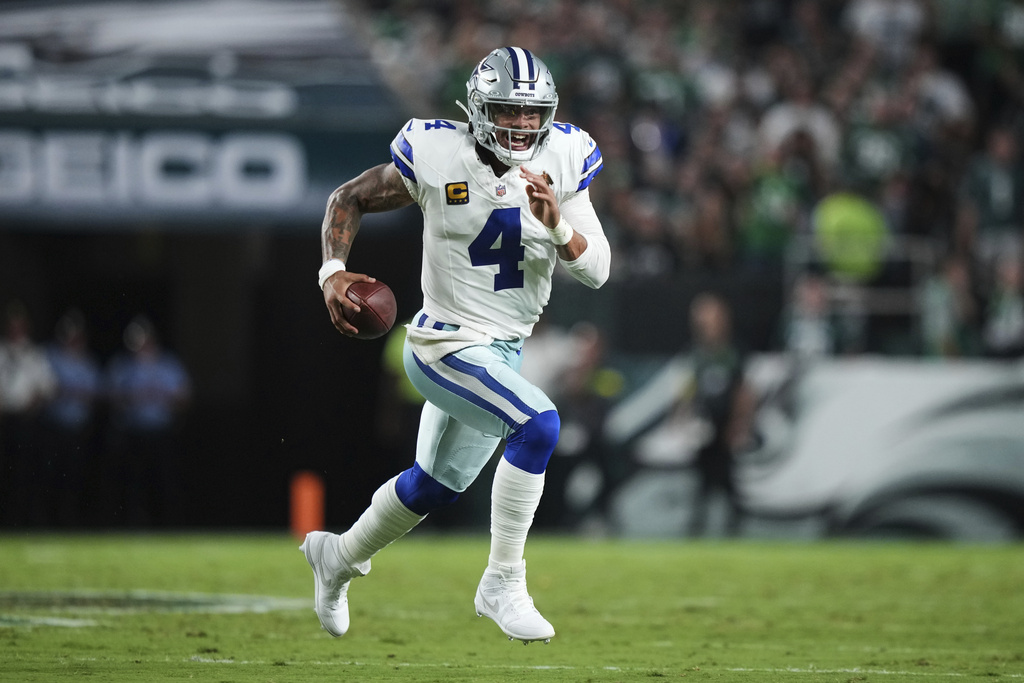 Is Dak Prescott a buy low in fantasy football after a low-lying Week 1 vs. the Eagles? Prescott is highlighted in our Buy Low, Sell High in Week 2.