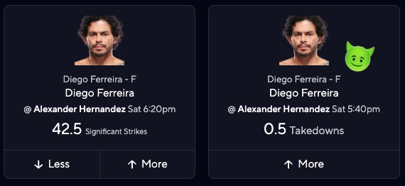 Alexander Hernandez vs. Diego Ferreira Prediction