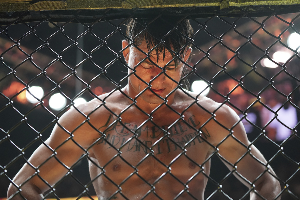 UFC fighter Diego Lopes prepares for a UFC fight.