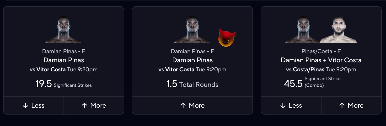 Costa vs. Pinas Prediction