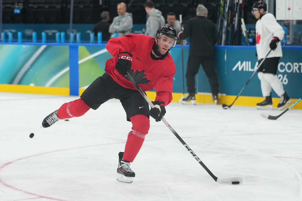Canadian hockey Olympian Connor McDavid prepares for the Games.