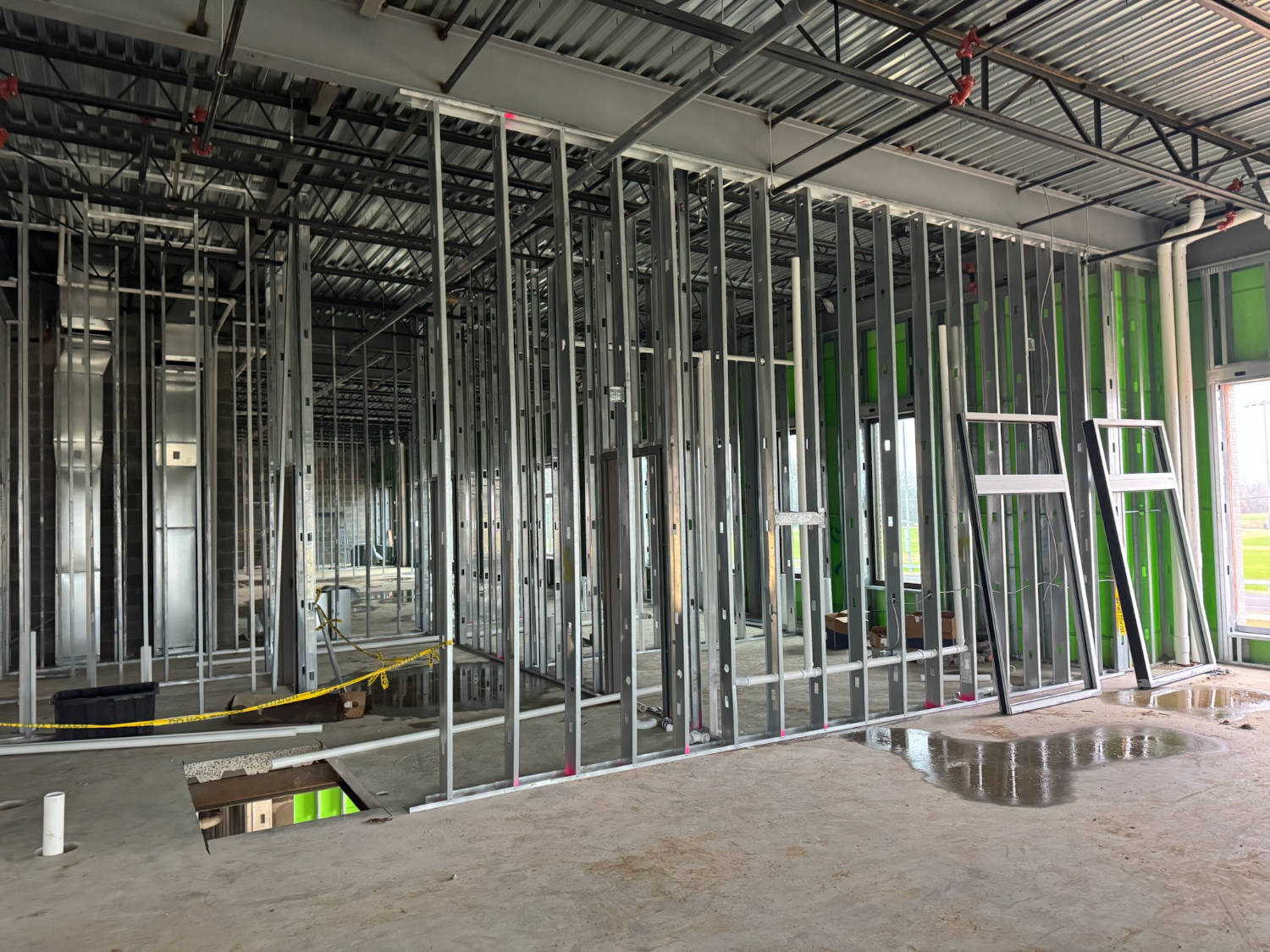 Top of the Sipp Phase 2 Construction - Monster Mini Golf - December 12, 2023