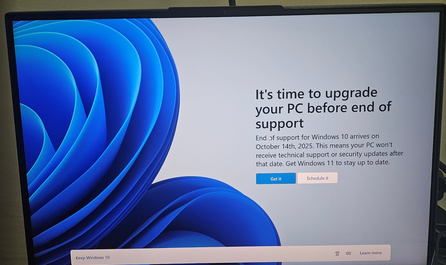 windows 10 eol