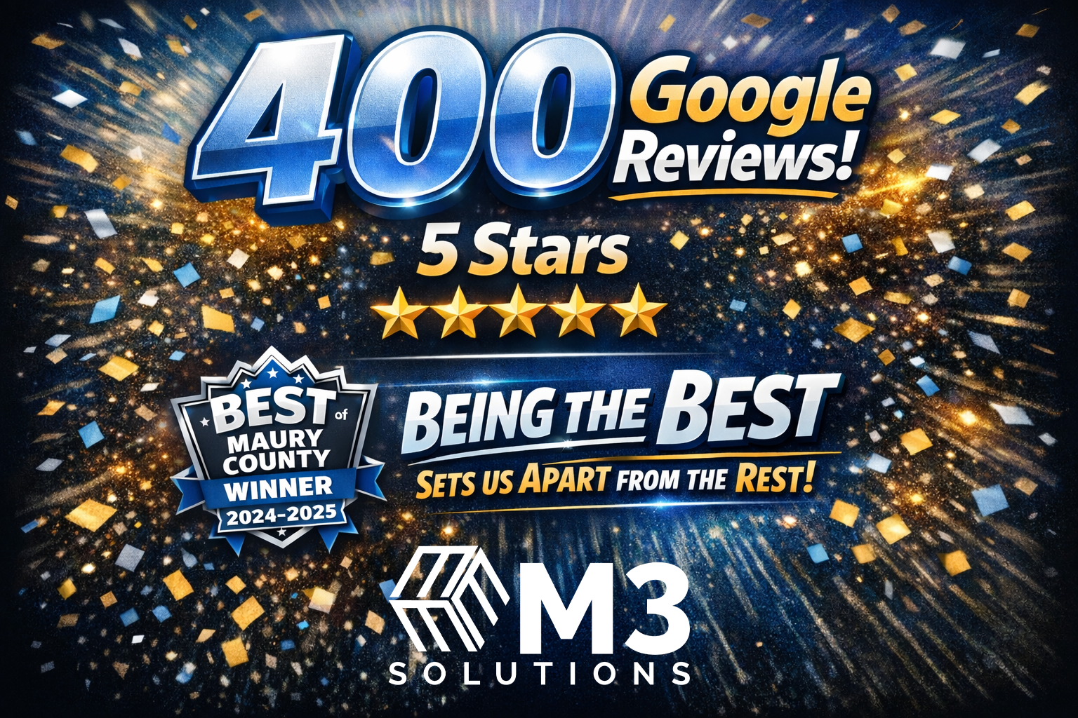 400 reviews
