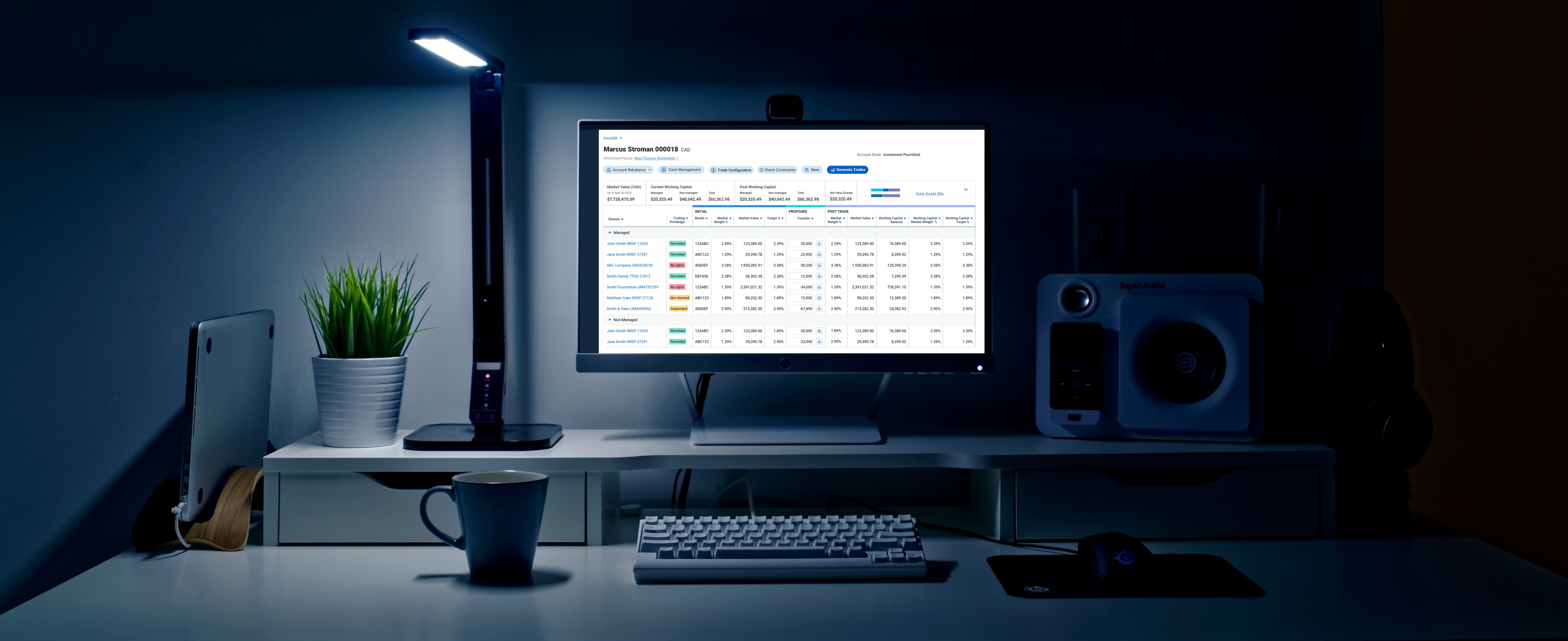 Portfolio Management Software Redesign.