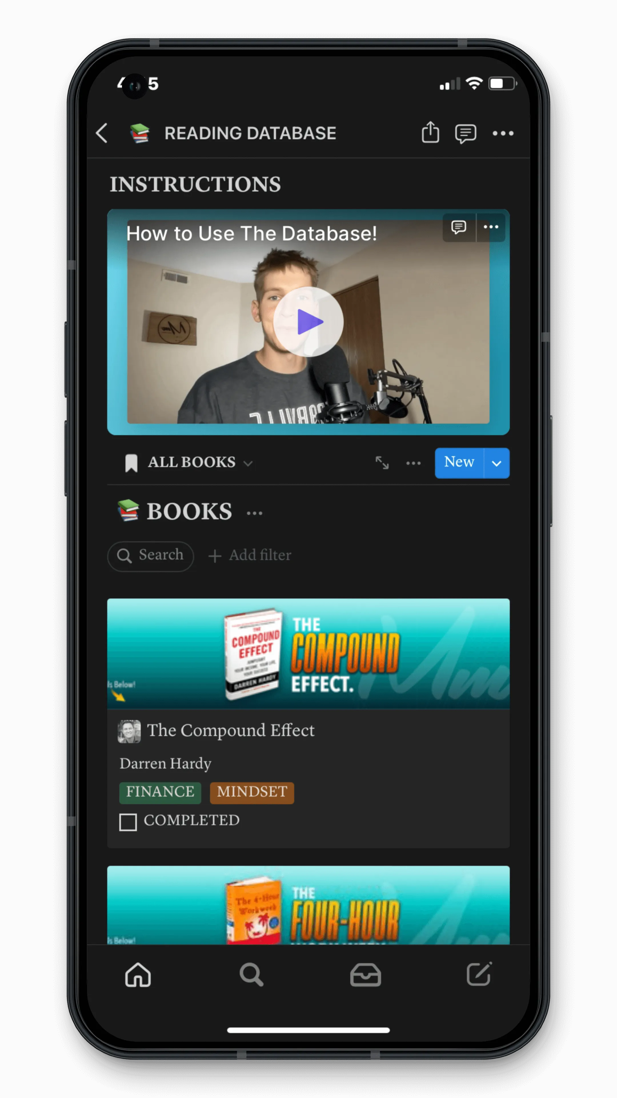 phone mockup explaining lead magnet homepage