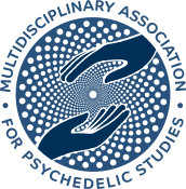 MAPS circular logo – Multidisciplinary Association for Psychedelic Studies, trusted resource in psychedelic research and therapy – featured on Focused Consciousness patient resources page.