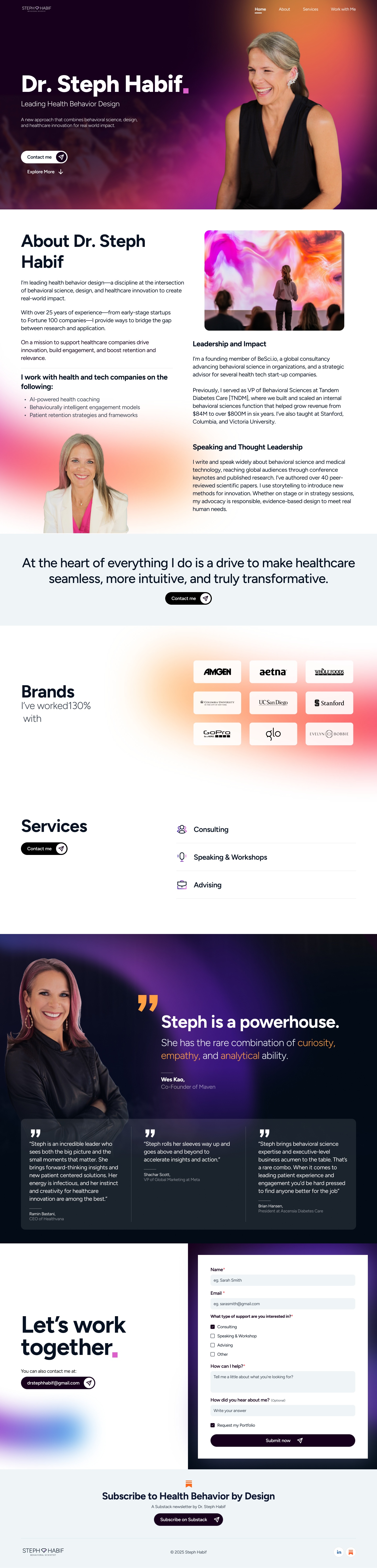 A screenshot of web page