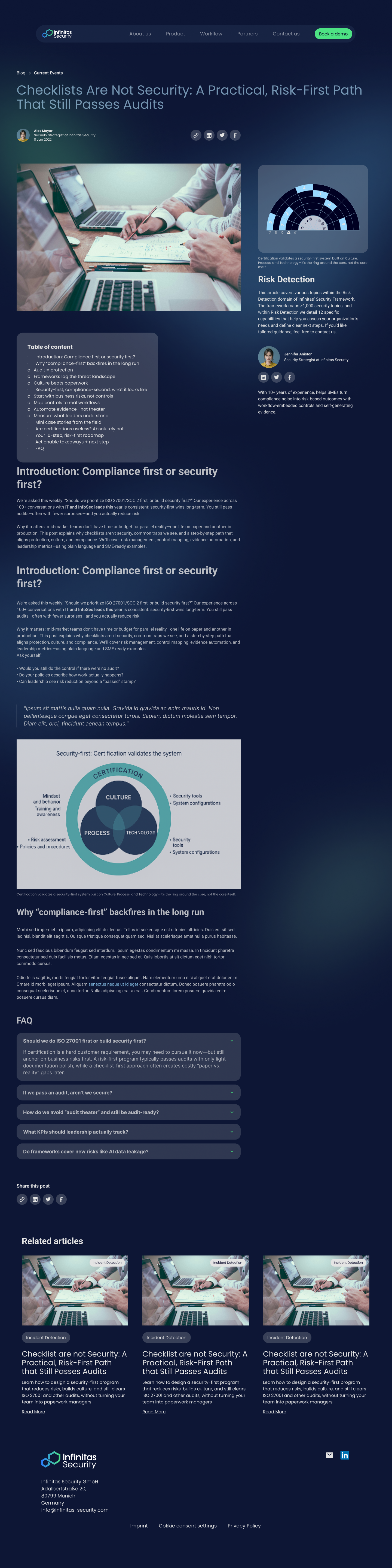 A screenshot of web page