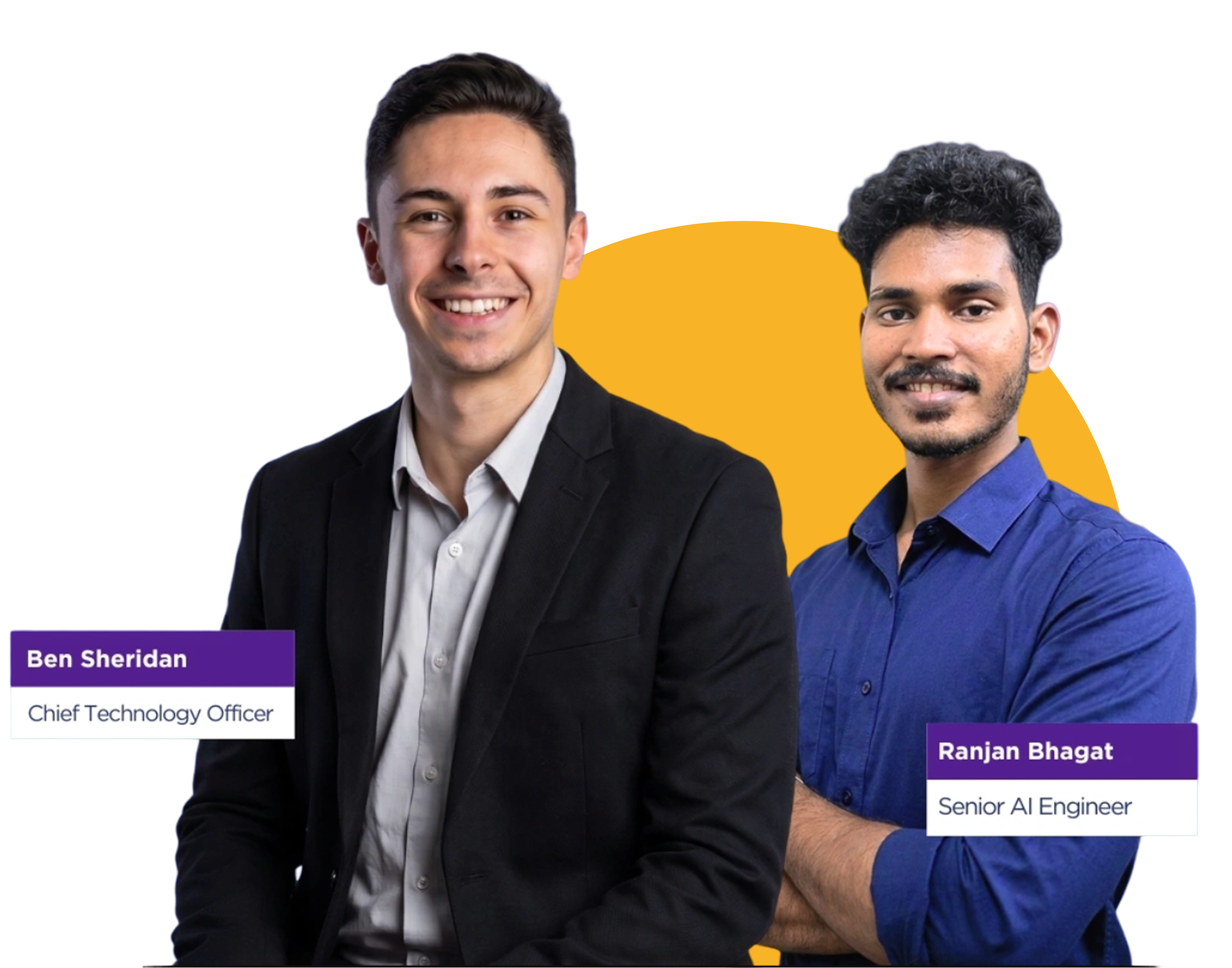 Ben Sheridan, CTO and Ranjan Bhagat, Senior AI Engineer