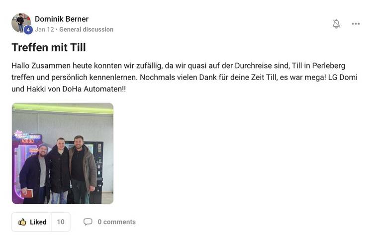 Dominik Berner und Hakki Cümen zu Besuch bei SpätiMat