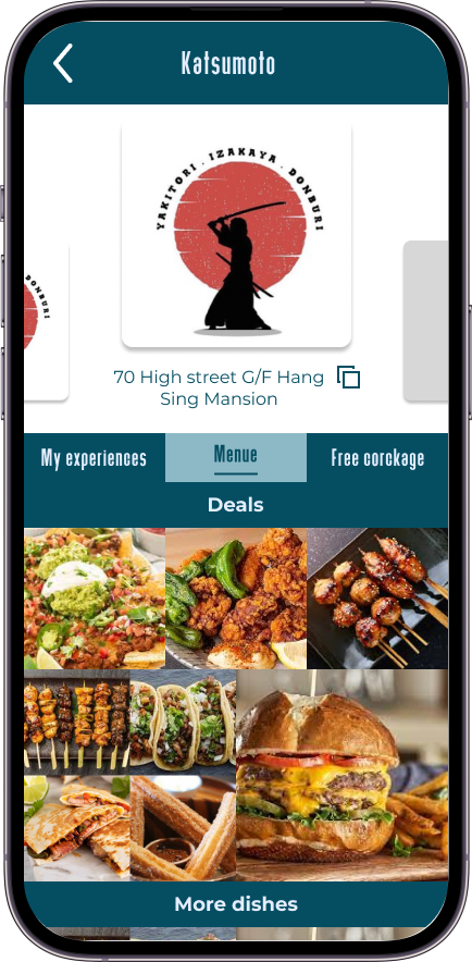 onboarding corkage VIP app