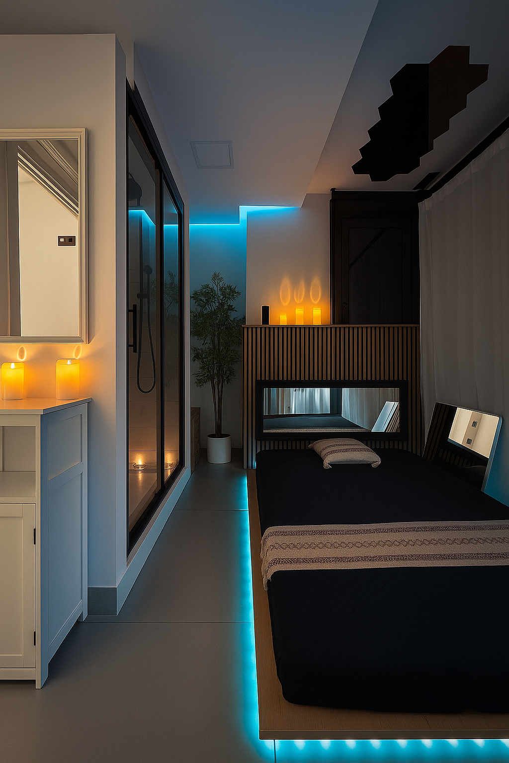 Sala de masajes eróticos en Fuengirola con ambiente relajante