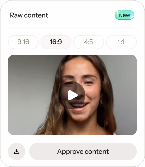 User generated content service