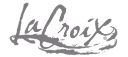 LaCroix brand logo in a stylized cursive font.