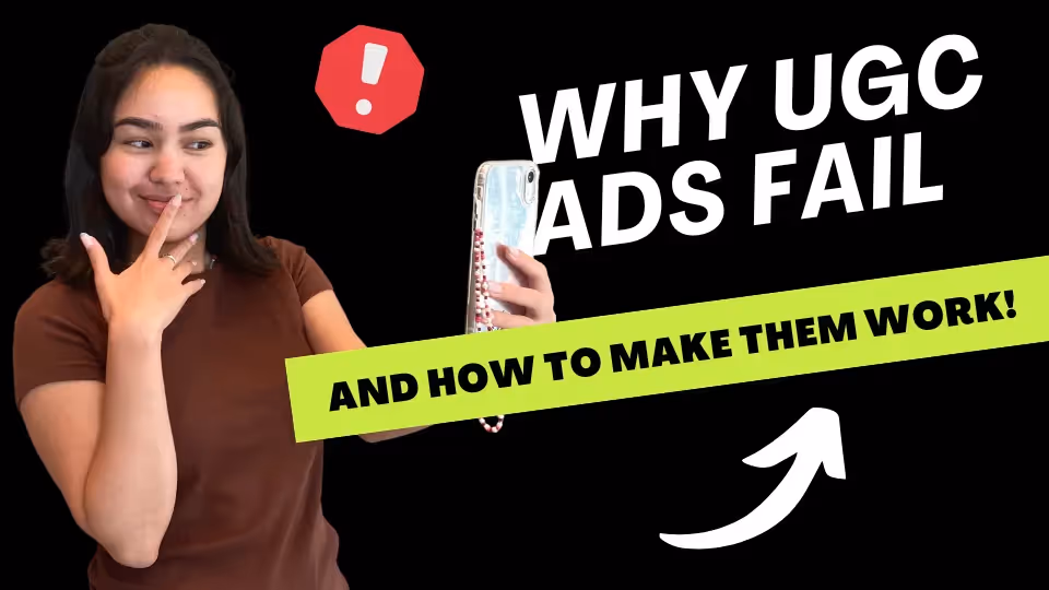 Ever felt your UGC lacked that spark? It might be due to these common mistakes. From dragging pacing to missing out on powerful storylines, we're breaking down the pitfalls you need to avoid (including a cheat sheet full of powerful hooks and CTAs!).