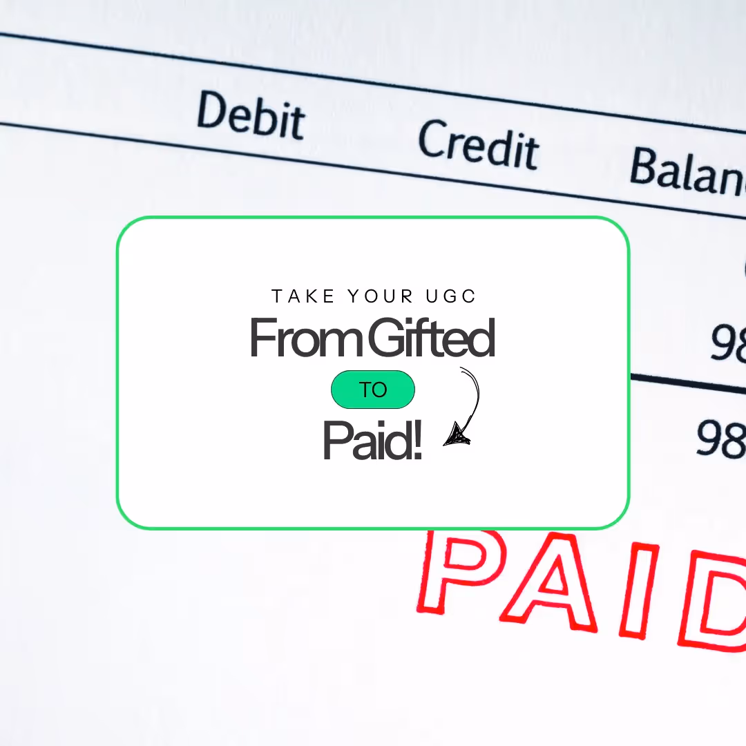 Discover how to transition from gifted to paid collaborations in your UGC career with our latest guide! 🌟 Learn when to opt for each type, how to negotiate your worth, and strategies to maximize your professional growth. Dive in and start making your influence pay! ✨💼