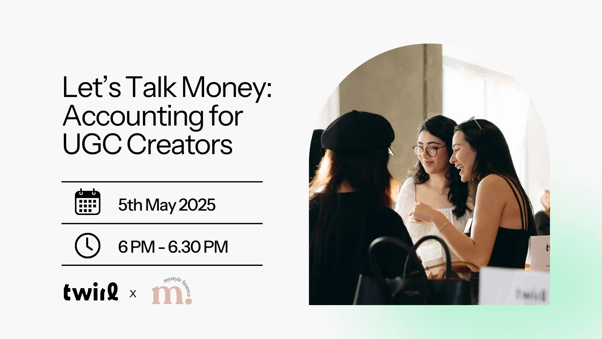 Ready to feel more in control of your UGC finances? From understanding your expenses to staying on top of invoices, this webinar with creator accountant Rubie from My Style Finance will give you the tools (and confidence) to manage your money like a pro.