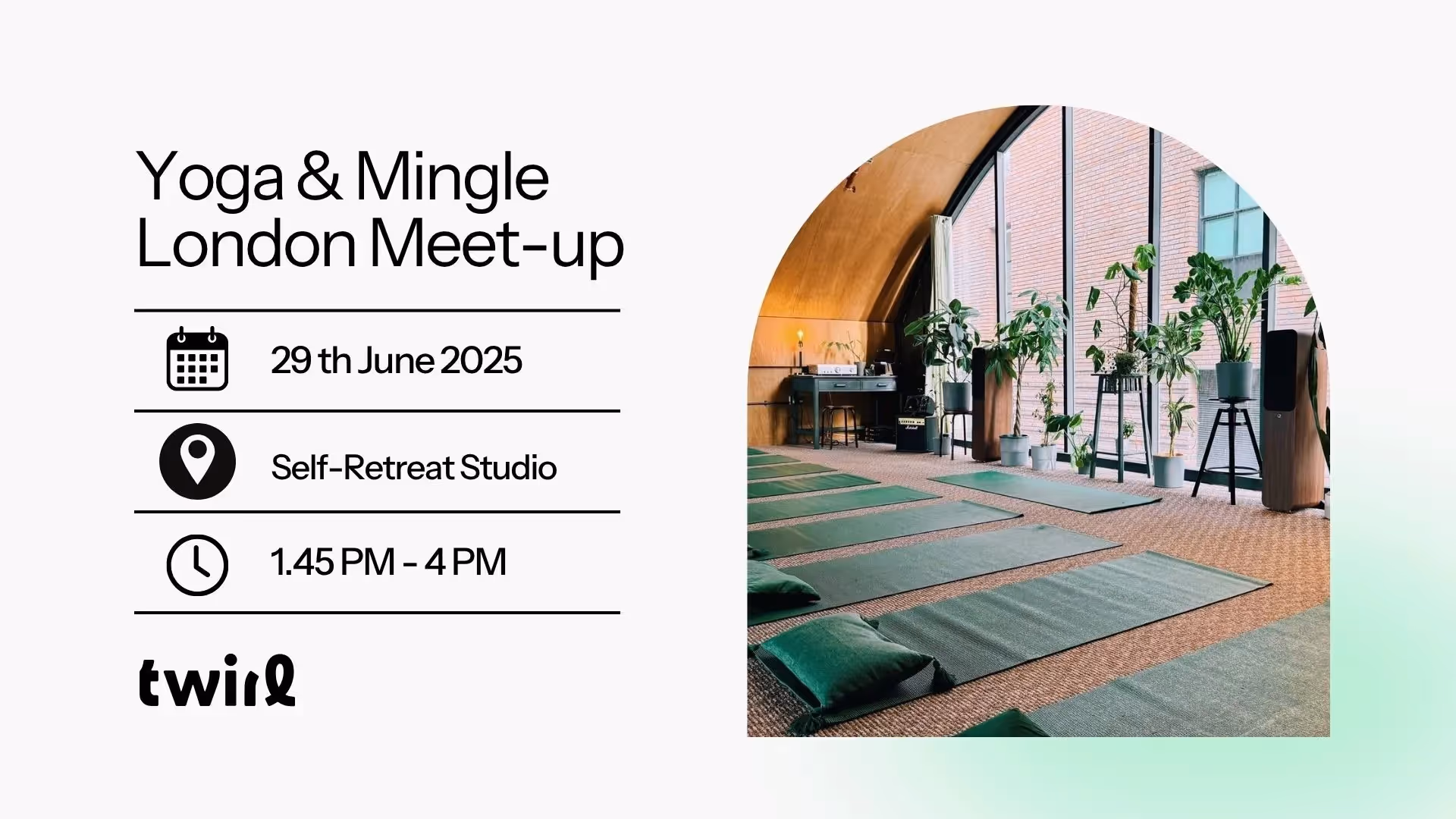  Join us at the beautiful Self-Retreat Studio in Camden, London, for a mindful vinyasa class followed by chill snacks & a mingle with fellow UGC creators!