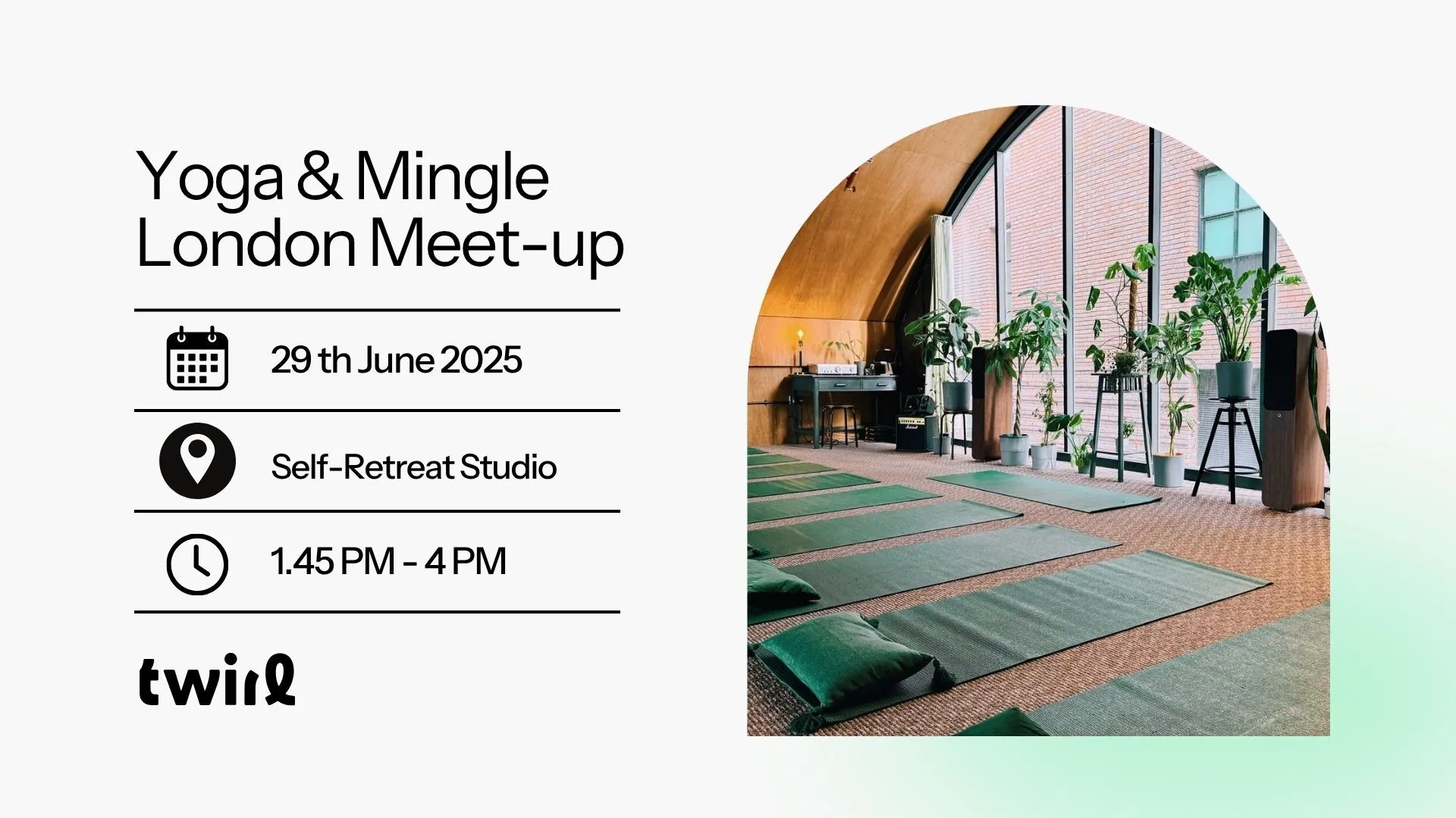  Join us at the beautiful Self-Retreat Studio in Camden, London, for a mindful vinyasa class followed by chill snacks & a mingle with fellow UGC creators!