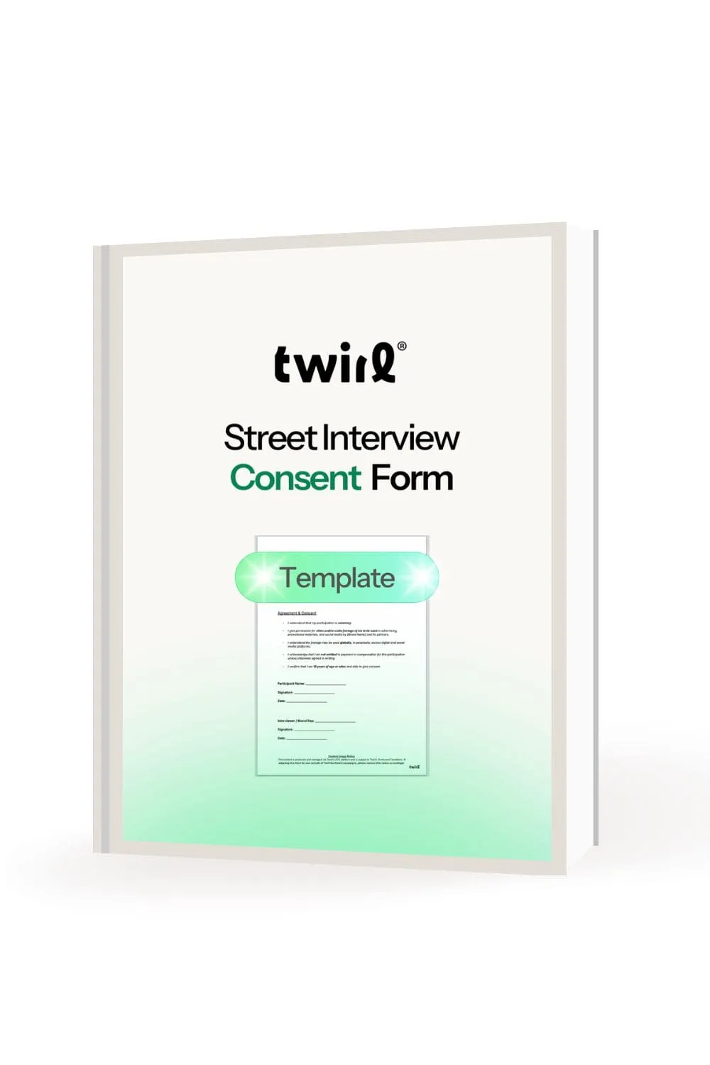 Street interviews are a social media favourite. But before you hit record, make sure you’ve got the right permissions in place. This simple, brand-friendly consent form covers all the basics so you can create, post, and promote with confidence.