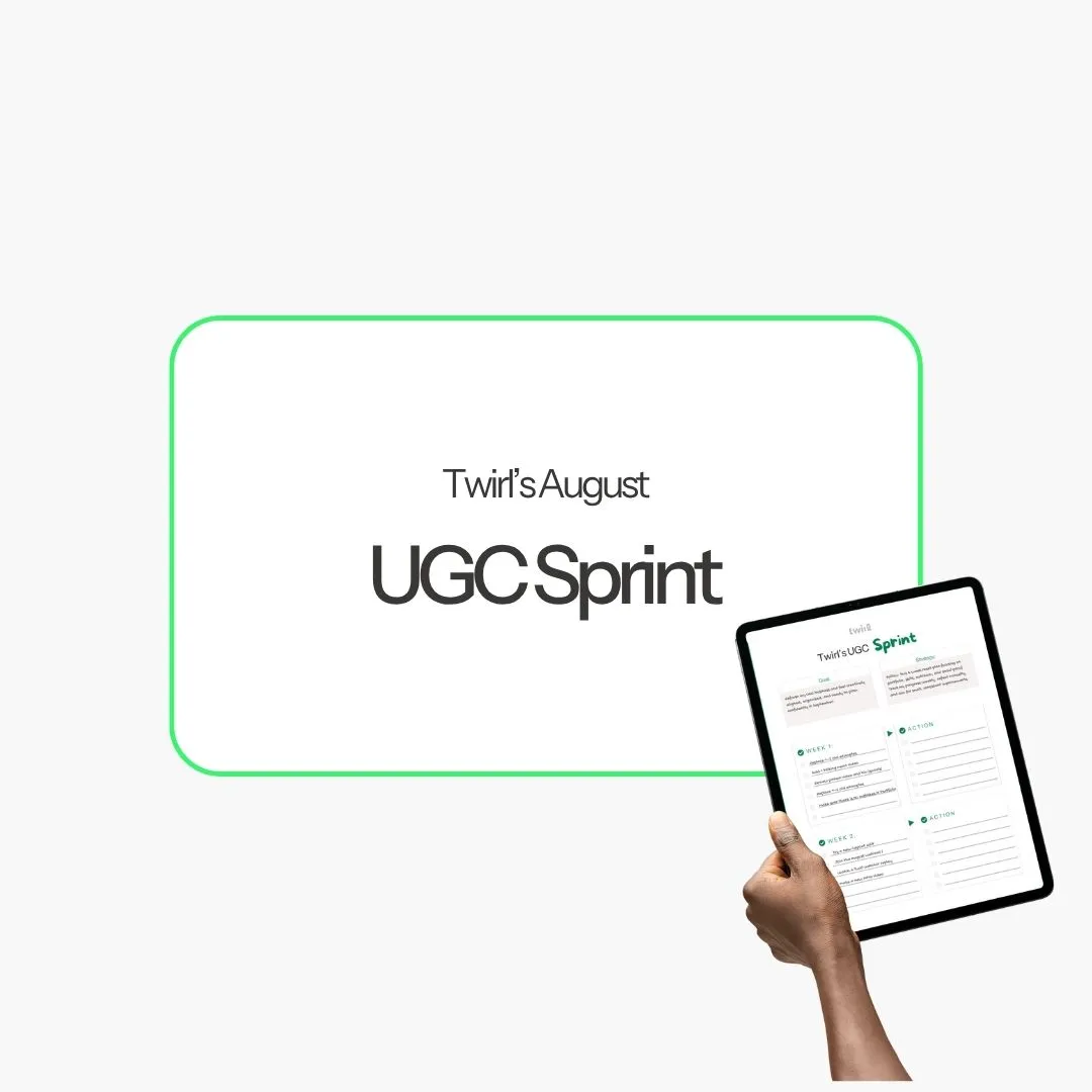 Feeling stuck mid-summer? Our four-week August reset is here to help you refresh your UGC portfolio, pitch with purpose, and prep for Q4 — plus there’s a free editable Canva tracker at the end to keep you on track 👀✨