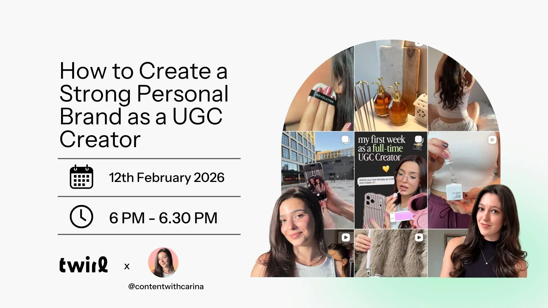 Want more “yes” replies, repeat clients, and better-fit brand deals? Your personal brand is what makes a brand choose you, and makes you stand out. In this webinar, we’ll break down how to build a standout presence, and back it up with a professional creator experience.
