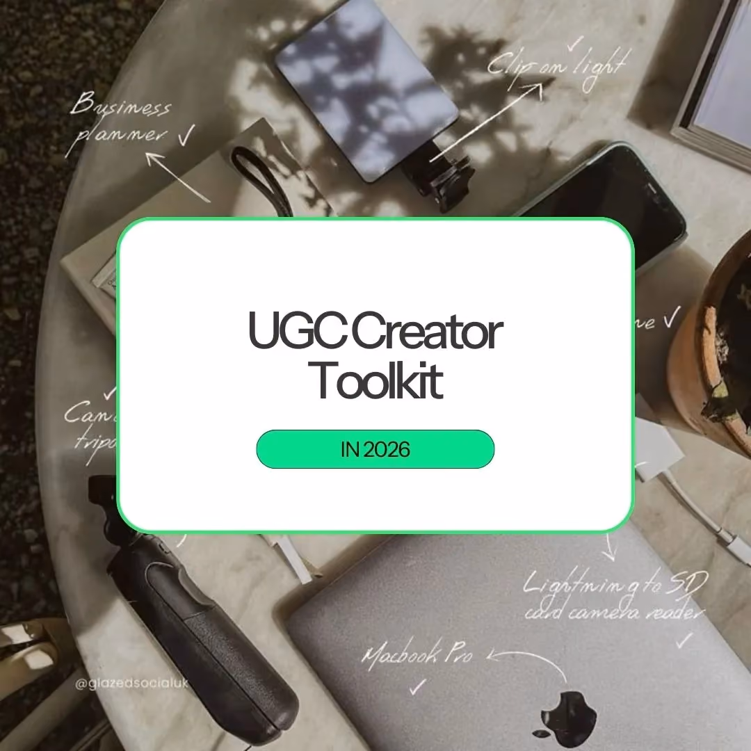 If you’re searching for the best UGC creator tools, wondering what you actually need to run a UGC business in 2026, or trying to stay organised without paying for loads of unnecessary apps, this post is for you.