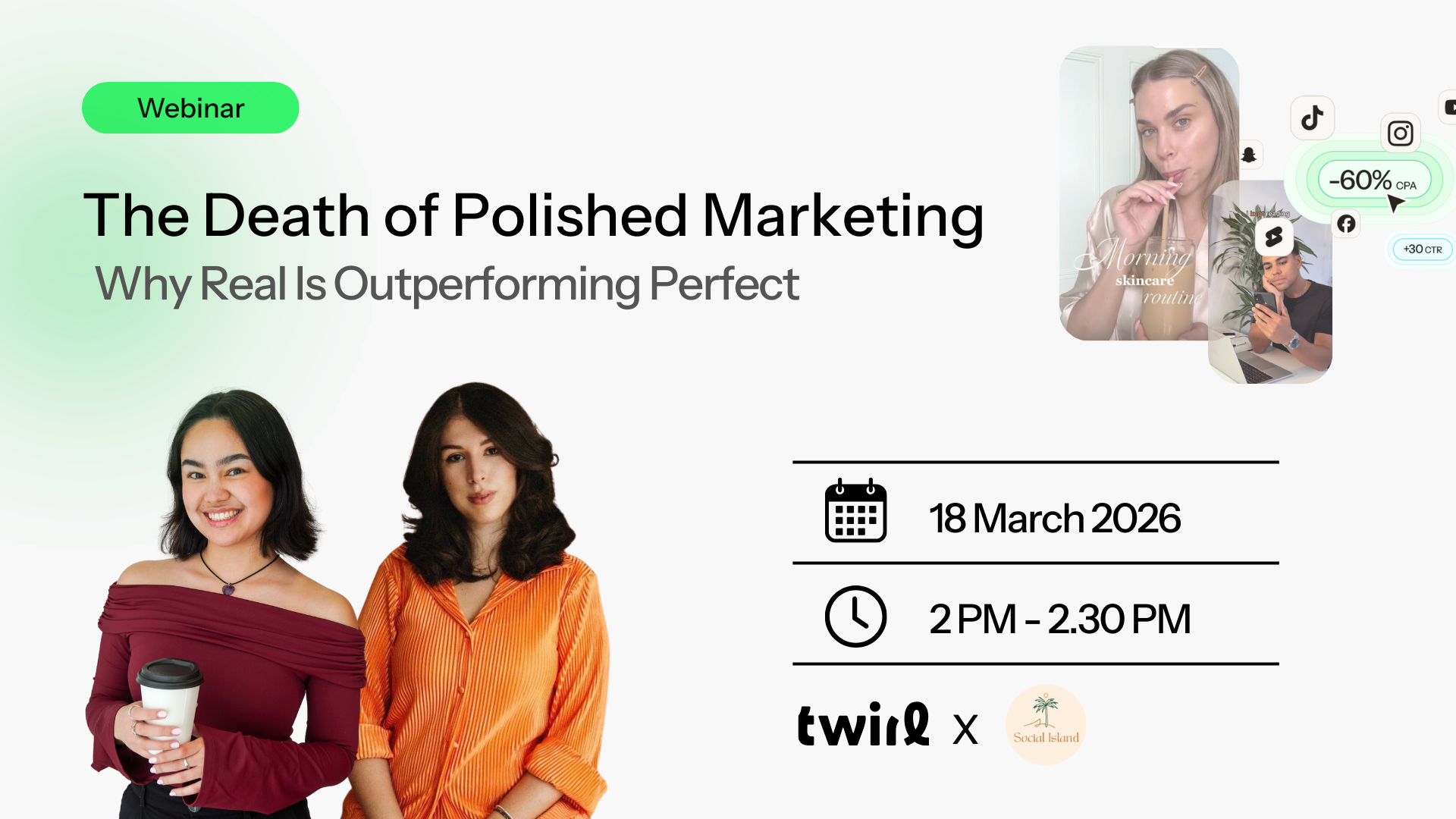 Hello?? It's 2026! Your audience can smell a sales play from a mile away. This webinar (featuring Nefise Tasdelen from Social Island) will tell you what to do instead.