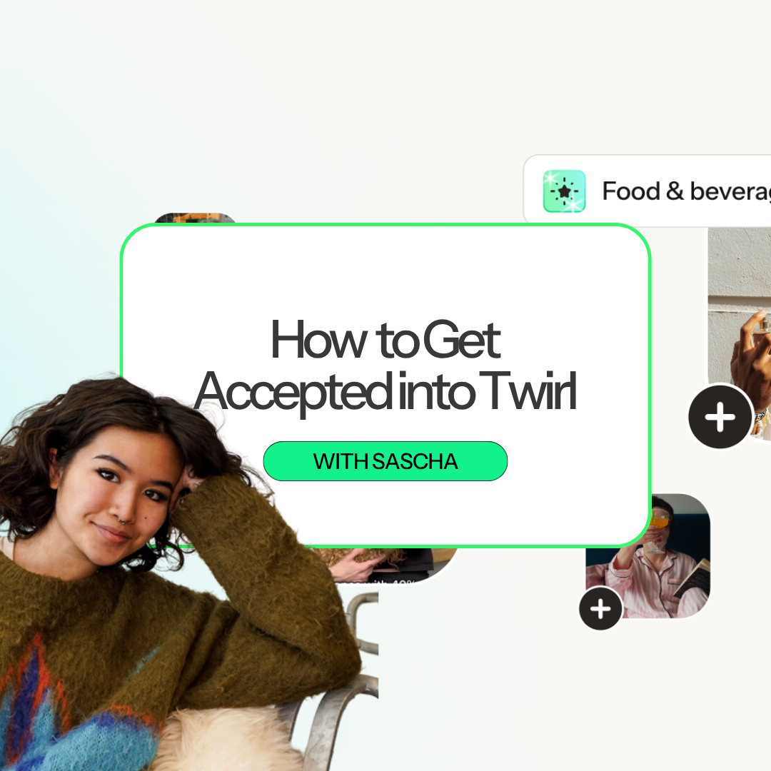Learn how to get accepted on Twirl with insider tips from a UGC application reviewer — including what makes creators stand out instantly.