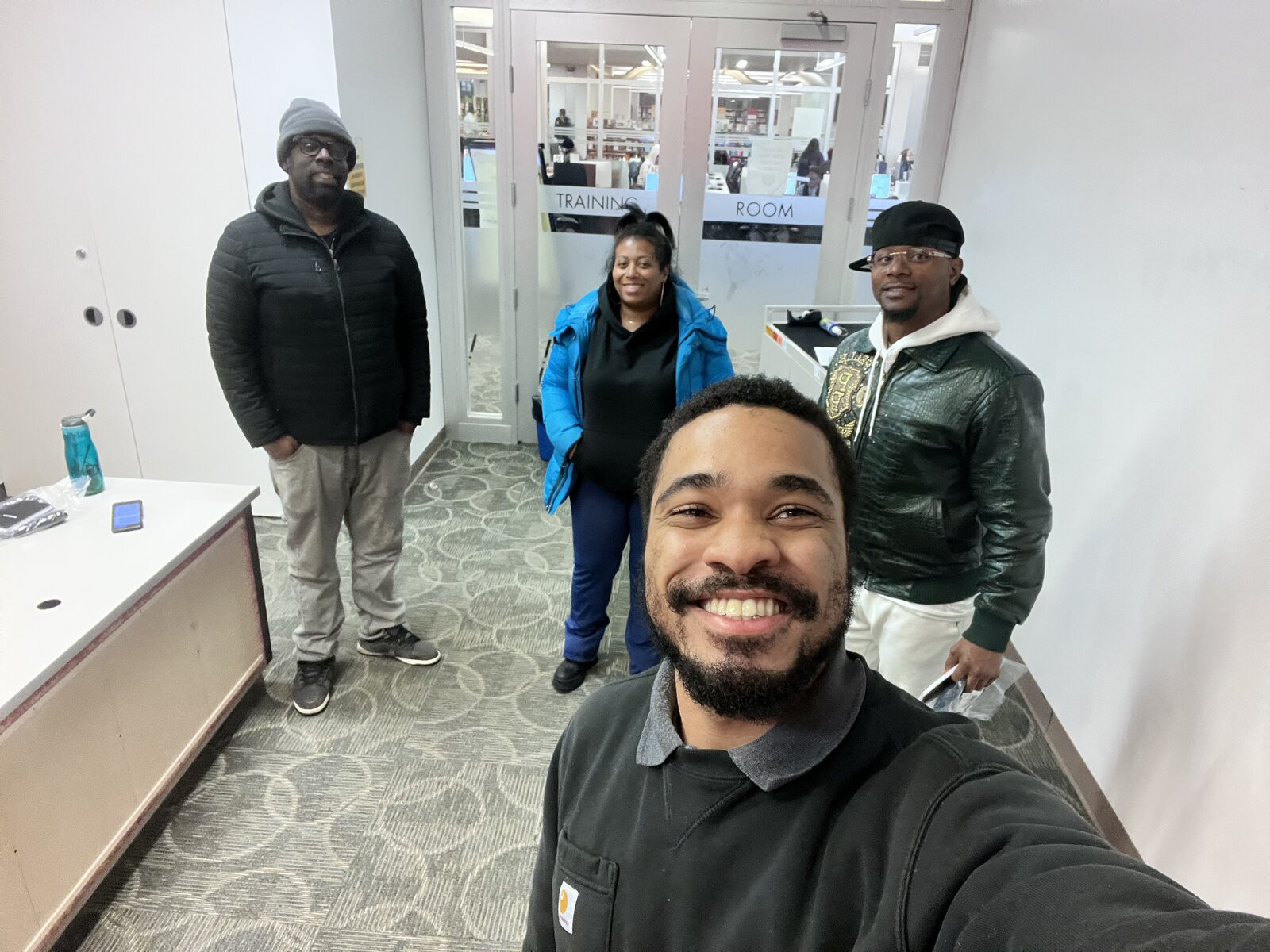 Emerge Career study hall at Queens Public Library