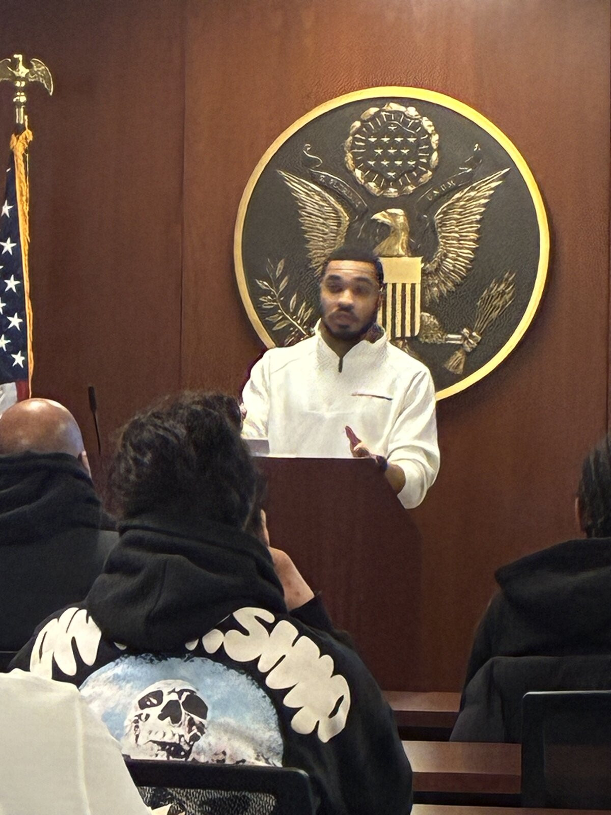 Attendees at Federal Probation CDL info session