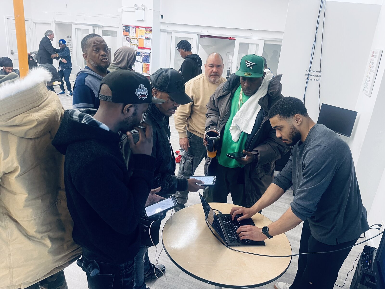 Emerge Career lunch and learn at Exodus Transitional Community