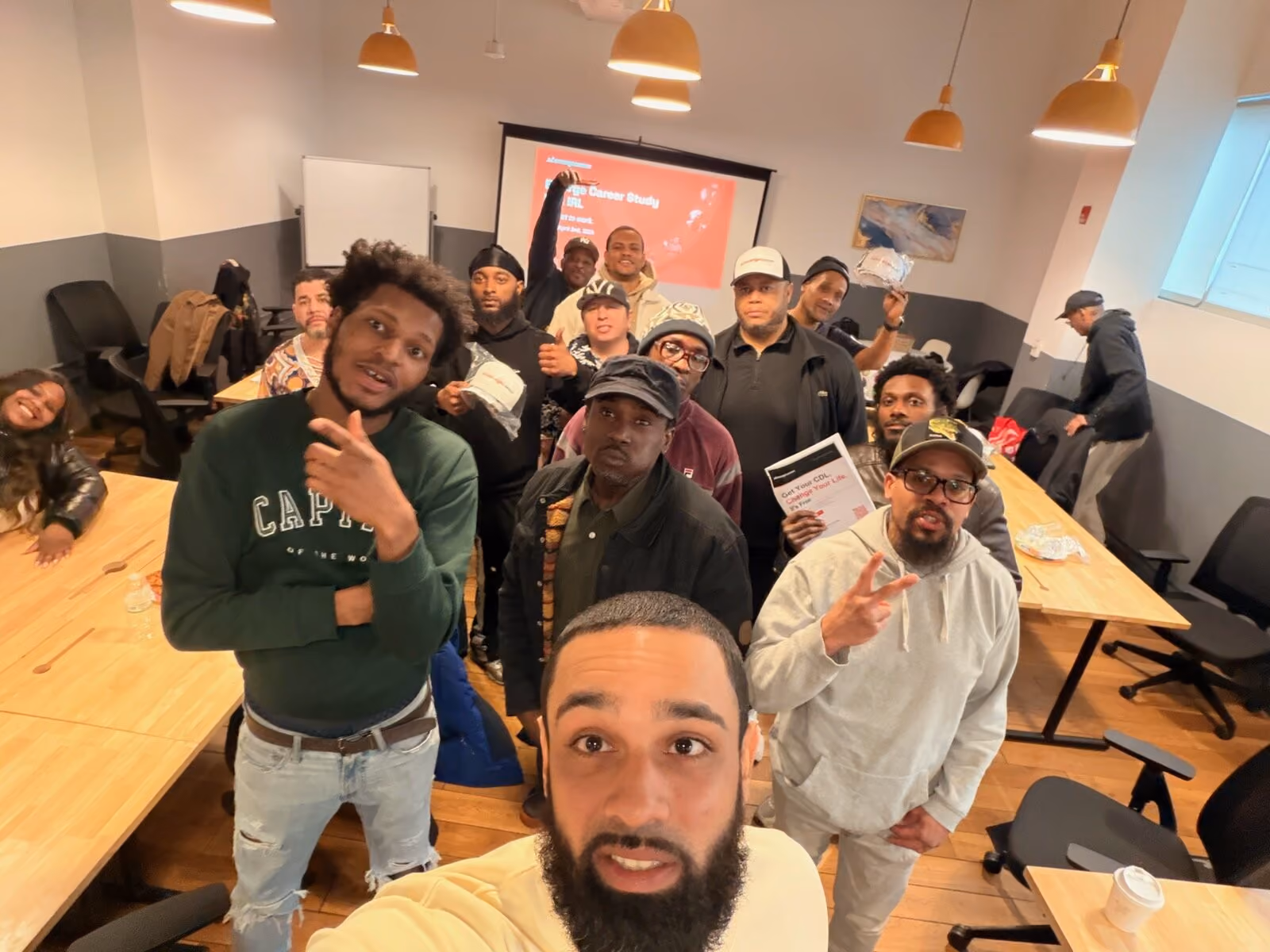 Emerge Career Harlem study hall 85 percent permit attainment April 2026