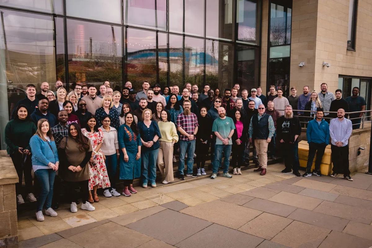 A group shot of the Leighton team taken at its company day in April 2024