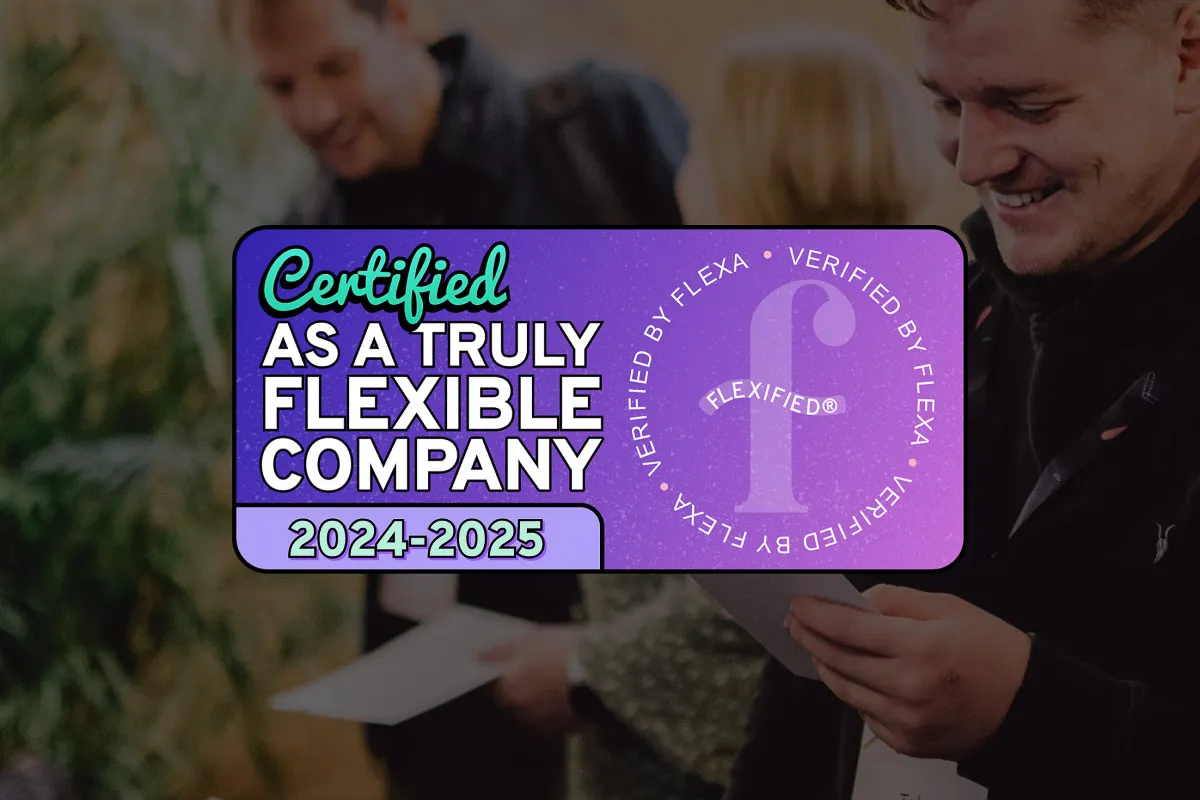 Graphic of Flexa Verification badge for 2024-2025.