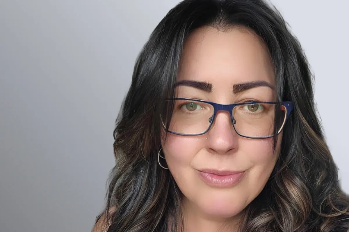 A headshot of Hayley Wood