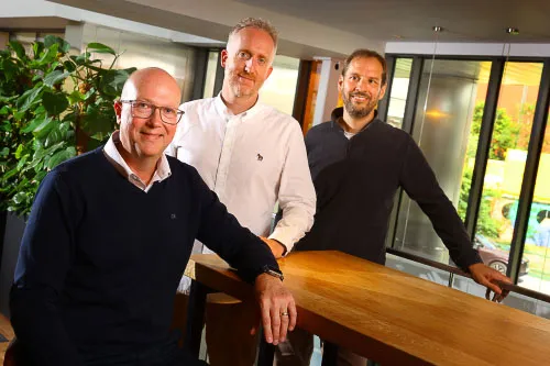 The three founding members of Digital Capability Exchange; (L-R) Andrew Radcliffe, Tom Lawson, James Bunting. 
