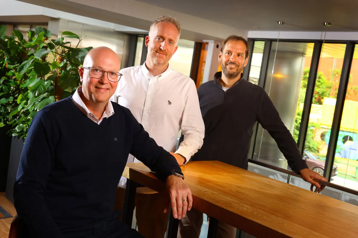 The three founding members of Digital Capability Exchange; (L-R) Andrew Radcliffe, Tom Lawson, James Bunting. 