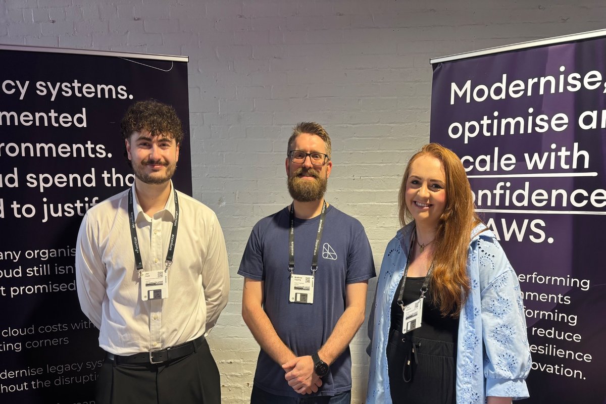 Leighton team in attendance form L-R, Joe Cook, Matthew Topping, Kate Ramsey.